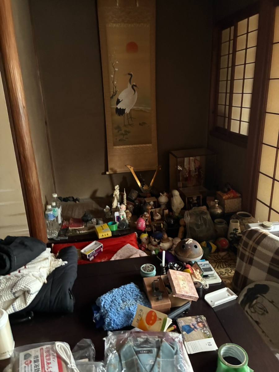 作業前の和室