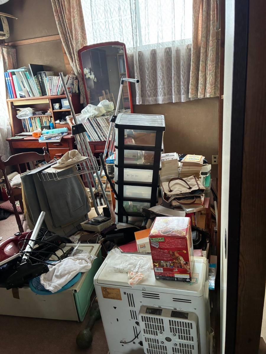 作業前の洋室